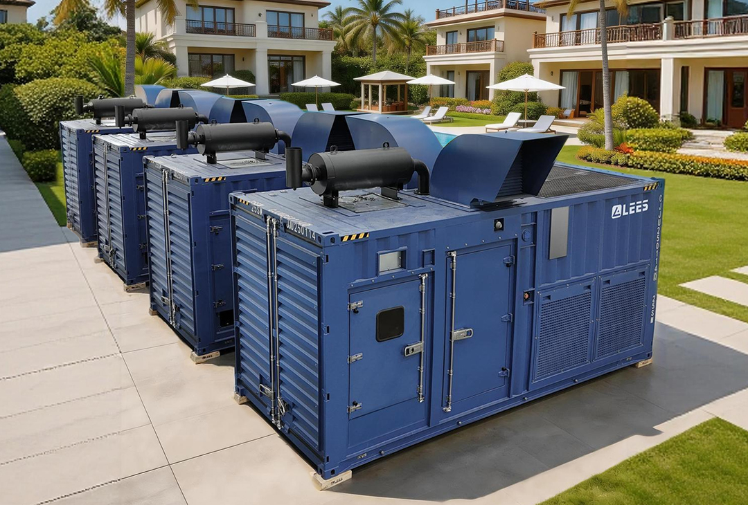 LEES POWER Customizes a Compact Gas Power Station for a Resort