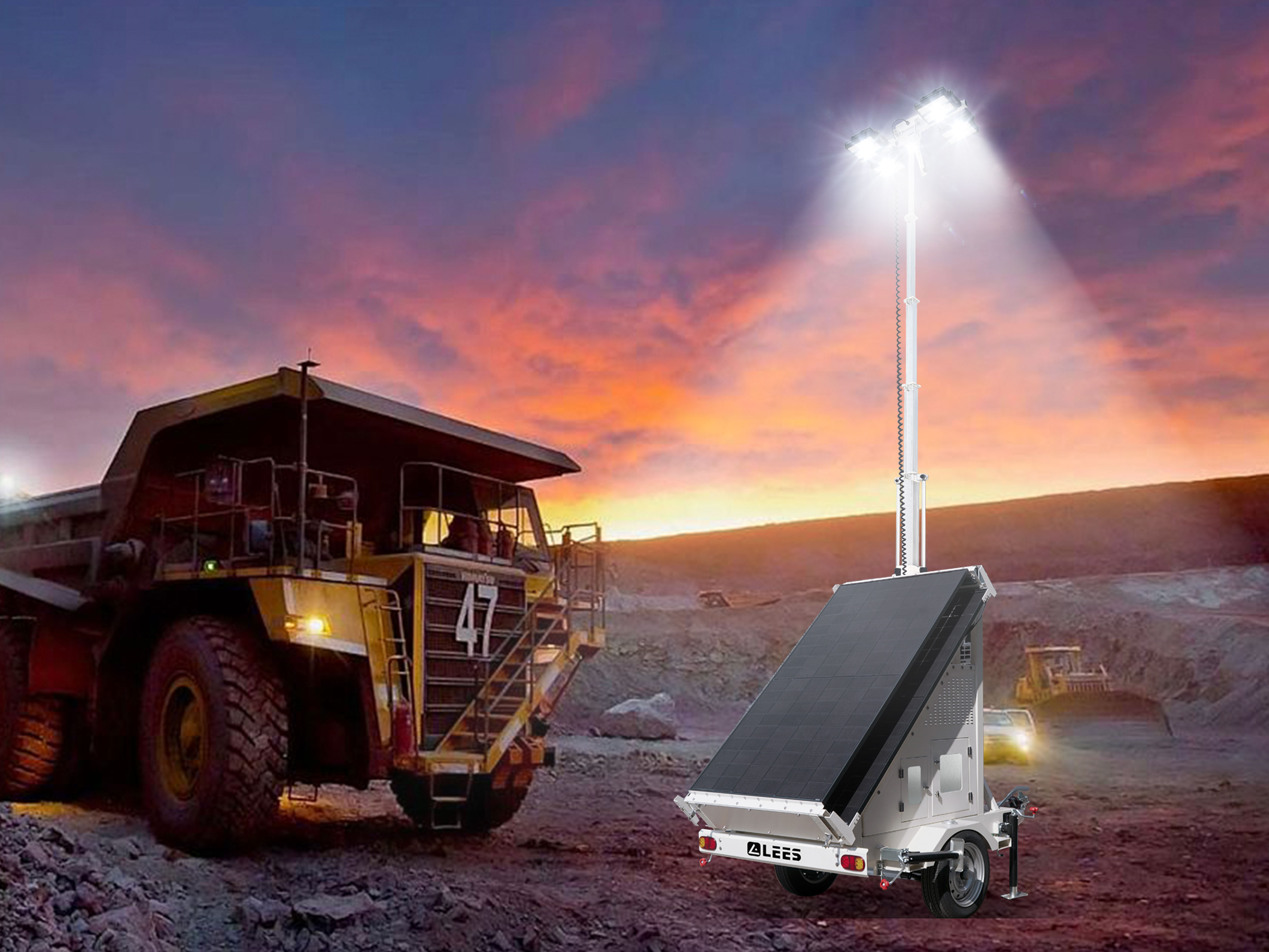 LEES Power’s Solar Lighting Towers Deliver Reliable Performance for a Mexican Leasing Company