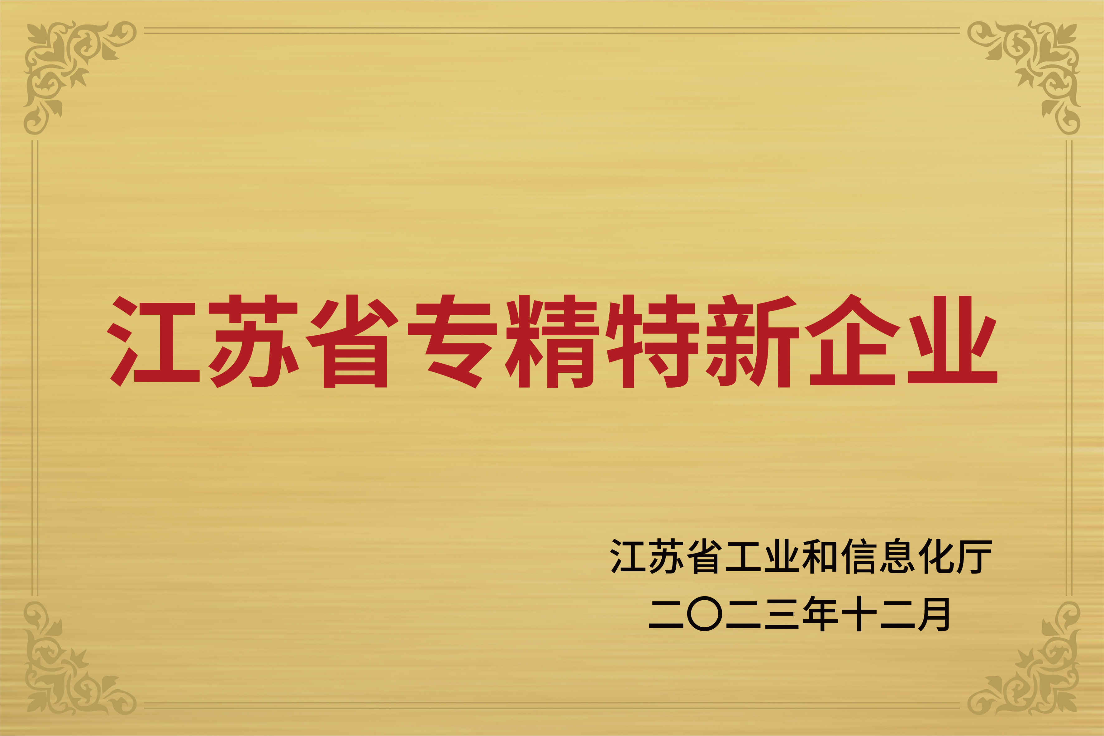 Lees Power Won The Title of "Jiangsu Province specialized and special New Enterprise"